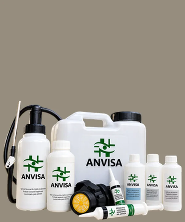Produtos aprovados pela ANVISA usados nos atendimentos